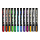 Eco-Friendly Dspiae Mka Super Metallic Markers Art Supply - Soft Tip in Pink, Orange, Red, Blue, Green, Silver, Gold