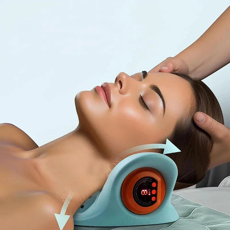 EssenzaSkin™ Smart Neck Massager | Heat, Vibration & Deep Relaxation