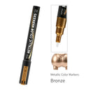 DSPIAE MKA Super Metallic Marker Brush Pen Environment-friendly Water-based Soft Head Sliver Gold Pink Red Blue Green Orange new