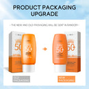 LAIKOU Protector solar facial FPS 50+, protector solar facial de doble tubo, multiefecto Pa+++, 50 g