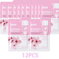 Laikou Sakura Mud Facial Mask Tablet Cleansing Pore Deep Moisturizing Shrink Pores Blackhead Acne Skin Care Product 5/10PCS