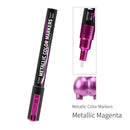 Eco-Friendly Dspiae Mka Super Metallic Markers Art Supply - Soft Tip in Pink, Orange, Red, Blue, Green, Silver, Gold