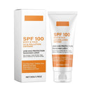 Protector solar facial y corporal no graso FPS 100+, bloqueador solar facial con protección UVA y UVB, crema bloqueadora solar antienvejecimiento para verano y playa.