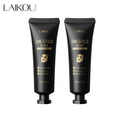 LAIKOU Mascarilla de colágeno de caracol de oro de 24 quilates, mascarilla facial exfoliante, antiarrugas, blanqueadora, elimina puntos negros, mascarilla facial desprendible, producto para la piel