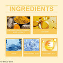 Turmeric Vitamin C Clay Mask Deep Cleansing Facial Improves Dark Spots Acne Hydrating Skin Care Tightens Skin Evens Skin Tone