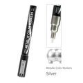DSPIAE MKA Super Metallic Marker Brush Pen Environment-friendly Water-based Soft Head Sliver Gold Pink Red Blue Green Orange new