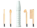 Máquina facial profesional de alta frecuencia, varita de electroterapia, varitas de argón y neón de vidrio, elimina arrugas, inflamación, acné y piel.
