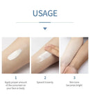 LAIKOU Protector solar facial FPS 50+, protector solar facial de doble tubo, multiefecto Pa+++, 50 g