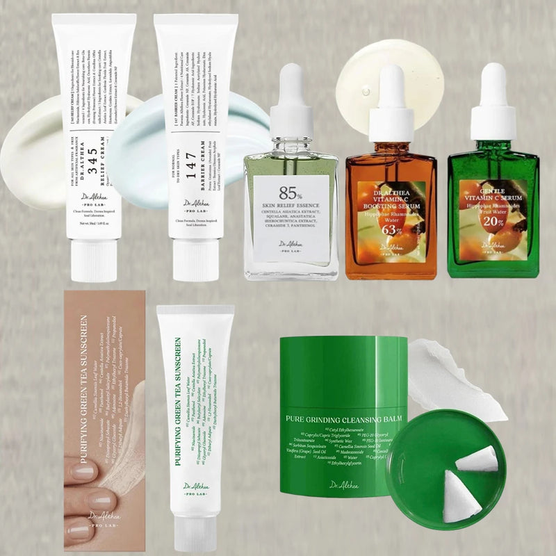 Dr.Althea 345 147 Antioxidant Relief Cream, Gentle VC Boosting Serum, Whitening Cream, Skin Relief Essence, Hydrating Skin Care