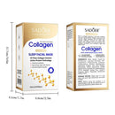 SADOER Collagen Sleeping Face Masks 20pcs – Anti-Acne, Hydrating, Brightening & Firming Skincare