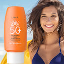 LAIKOU Protector solar facial FPS 50+, protector solar facial de doble tubo, multiefecto Pa+++, 50 g