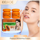 EELHOE Day Night Face Cream Papaya Day Night Even Skin Tone Corrector Removing Blemish Bleaching Nourishing Face Care Cream 1set