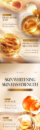 Crema blanqueadora facial con suero de esencia de arroz SADOER, hidratante y antiedad, cosmética coreana para el cuidado de la piel.
