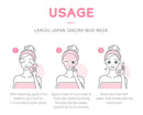 9pcs Facial Products Kit Sakura Skin Care Set Facial Cleanser Face Cream Sunscreen Facial Mask Eye Cream Korean Skincare Product
