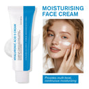 Crème visage multi-réparatrice à l'acide hyaluronique 50 ml - Formule complexe aux 9 céramides et B5 pour une hydratation en profondeur et le maintien de la barrière cutanée.