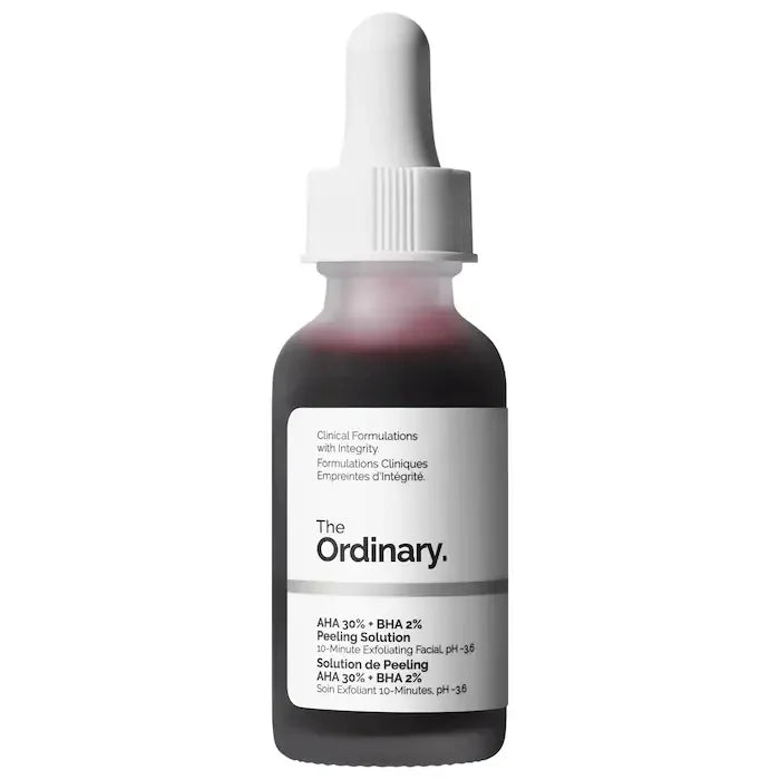 AHA 30% + BHA 2% Peeling Solution 30ml Peeling Solution exfoliating facial brighten Smooth and refine the appearance of skin