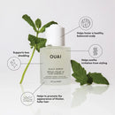 Suero OUAI para el cuero cabelludo, equilibrante e hidratante con extracto de trébol rojo, ginseng siberiano y péptidos para un cabello más grueso y voluminoso (60 ml)