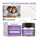 Lotion au magnésium, Crème de nuit au magnésium, Soin à la lavande pour les jambes, les bras et le décolleté, Aide naturelle pour un sommeil profond, Hydratant, Réparateur après-soleil