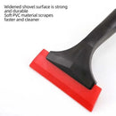 Raspador de Hielo de Aluminio Extensible con Cepillo para Nieve para Parabrisas de Coche, Pala de Nieve Telescópica Extralarga