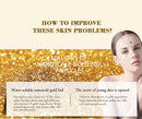 ARTISCARE 24k Gold Six Peptides Face Serum 20ml Nourishing Hyaluronic Acid Essence Moisturizing Facial Skin Care 3pcs
