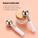 Globos de hielo de acero inoxidable de primera calidad para masajes faciales – Terapia refrescante y antienvejecimiento para la piel