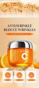 SADOER Vitamin C Face Cream Facial skincare Firming Moisturizing Brightening Hydrating Facial Creams Beauty Face Skin Care