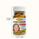 Vitamin E deep moisturizing capsule essence, deep moisturizing and skin brightening essence (0.4gx90 capsules)/bottle-1 bottle