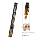 Eco-Friendly Dspiae Mka Super Metallic Markers Art Supply - Soft Tip in Pink, Orange, Red, Blue, Green, Silver, Gold