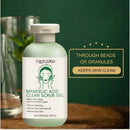 Gel exfoliant visage nettoyant en profondeur les pores, soin blanchissant, hydratant et réparateur, gommage visage