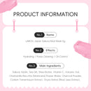 Laikou Sakura Mud Facial Mask Tablet Cleansing Pore Deep Moisturizing Shrink Pores Blackhead Acne Skin Care Product 5/10PCS