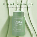 Masque nettoyant visage au thé vert en stick, resserre les pores, élimine les points noirs en profondeur, masque hydratant nettoyant pour le visage 40 g