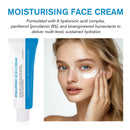 Crème visage multi-réparatrice à l'acide hyaluronique 50 ml - Formule complexe aux 9 céramides et B5 pour une hydratation en profondeur et le maintien de la barrière cutanée.