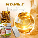 Vitamin E deep moisturizing capsule essence, deep moisturizing and skin brightening essence (0.4gx90 capsules)/bottle-1 bottle