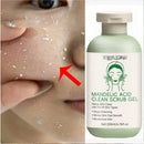 Gel exfoliant visage nettoyant en profondeur les pores, soin blanchissant, hydratant et réparateur, gommage visage