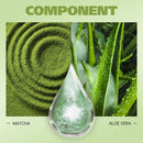 Mascarilla de limpieza profunda Matcha Fórmula de barro de arcilla, control de grasa refrescante, equilibra la grasa de la piel