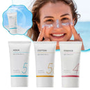 Missha Moisturizing Sunscreen AQUA Essence Bright White Waterproof Sun Protection  Soothing natural plant essences Korean Fans