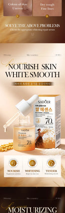 Sérum à l'essence de riz SADOER – Blanchissant, hydratant et anti-âge