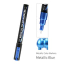 DSPIAE MKA Super Metallic Marker Brush Pen Environment-friendly Water-based Soft Head Sliver Gold Pink Red Blue Green Orange new