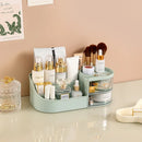 Caja de almacenamiento de cosméticos de gran capacidad, organizador de cajones de maquillaje, joyería, esmalte de uñas, contenedor de maquillaje, caja de almacenamiento de artículos diversos de escritorio