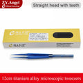 Ophthalmic Microscopic Instruments Scissors+Needle Holder+Tweezers with Surgical Box Titanium Alloy Ophthalmic Surgical Tools