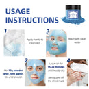 Polvo espumoso marroquí 120 g: mascarilla exfoliante mineral para rostro y cuerpo. Limpieza profunda y nutrición de 15 minutos con fórmula de hoja de perilla.