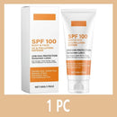 Protector solar facial y corporal no graso FPS 100+, bloqueador solar facial con protección UVA y UVB, crema bloqueadora solar antienvejecimiento para verano y playa.