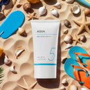 Missha Moisturizing Sunscreen AQUA Essence Bright White Waterproof Sun Protection  Soothing natural plant essences Korean Fans