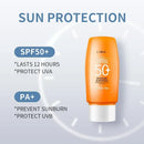LAIKOU Protector solar facial FPS 50+, protector solar facial de doble tubo, multiefecto Pa+++, 50 g