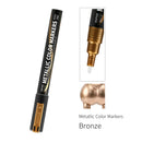 DSPIAE MKA Super Metallic Marker Brush Pen Environment-friendly Water-based Soft Head Sliver Gold Pink Red Blue Green Orange new