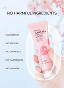 Masque exfoliant visage LAIKOU Sakura - Nettoyage en profondeur, anti-âge, anti-rides, éclaircissant, élimine les points noirs, masque à déchirer, soin du visage 50 g